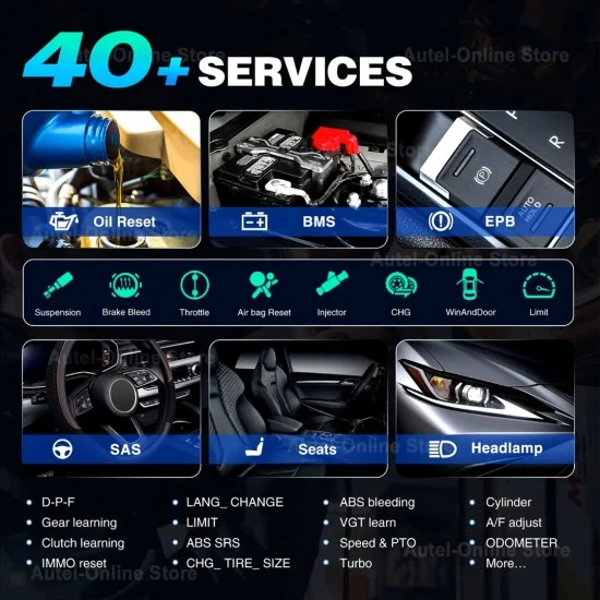 Autel MX900 Автодиагностика на български език, кодиране, 3г. ъпдейти, 47 ресет функции