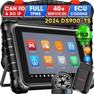 Autel MaxiDAS DS900TS Автодиагностика ,с вграден TPMS, български език, DOIP, CanFD, кодиране, 3г. ъпдейти, 47 ресет функции