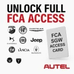 Пакет Autel FCA едногодишен достъп, FCA Security Gateway, Abarth, Alfa Romeo, Chrysler, Citroën, Dodge, DS, Fiat, Jeep, Lancia, Maserati, Opel, Peugeot, RAM