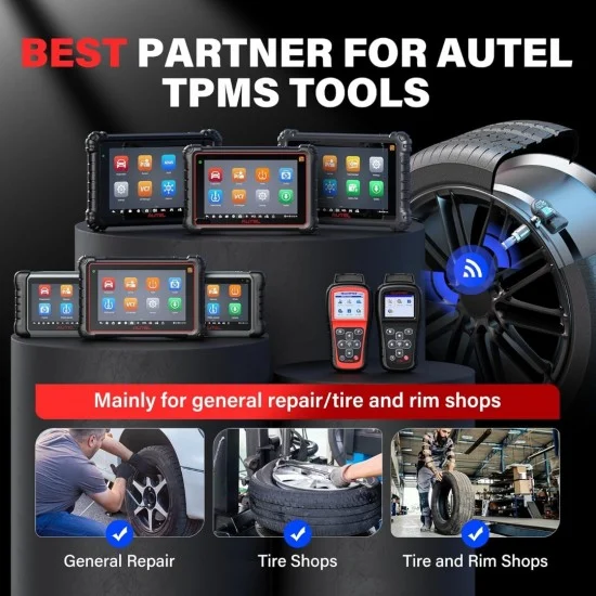 TPMS Датчик за гуми Autel MX-Sensor 433/315MHz, универсален, метален