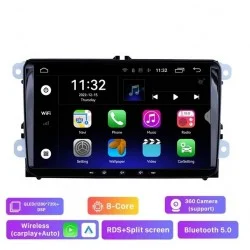Мултимедия за Volkswagen, Skoda, Seat, Android 13,Carplay, 4GB RAM, 64GB, 8-ядрен