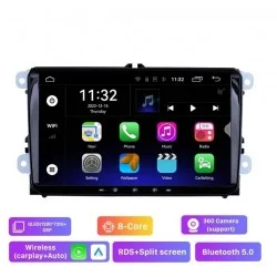 Мултимедия за Volkswagen, Skoda, Seat, Android 13,Carplay, 4GB RAM, 64GB, 8-ядрен