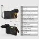 Камера видеоскоп Autool SVB408, 3.9мм с чупеща се глава на 360° в 4 посоки, 6 LED диода, 4.5 инчов HD дисплей