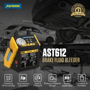 AUTOOL AST612 - Професионален уред за обезвъздушаване на спирачна система 