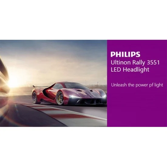 LED Крушки Philips, H4, 50W, 4000lm, 6300K, с Can-Bus технология