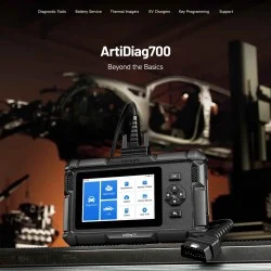 Професионална автодиагностика на български език, Topdon ArtiDiag700, 15 ресет функции, CAN-FD, FCA, SGW+безплатни доживотни ъпдейти