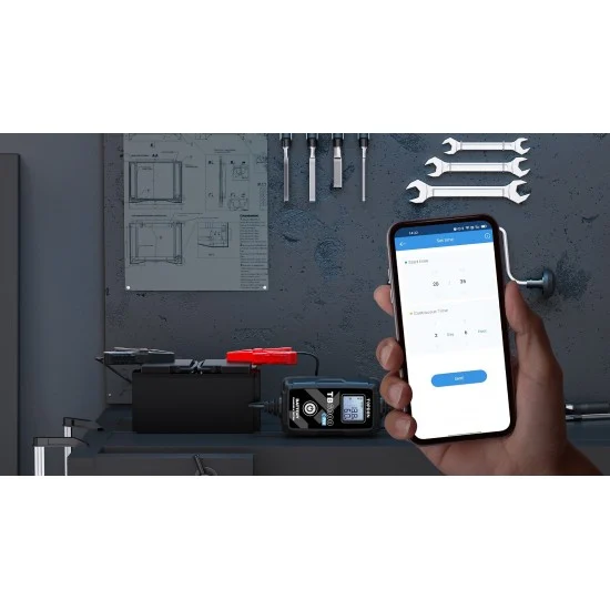 Зарядно и Тестер за акумулатор 2 в 1 Topdon TB6000Pro, Smart управление с телефон, 1-6A, 6-16V