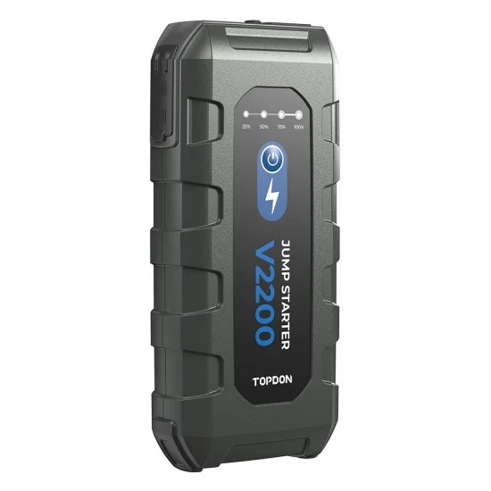Професионална външна батерия, Jump Starter, TopDon V2200, 16 000 mAh, подходящ за двигатели до 8L