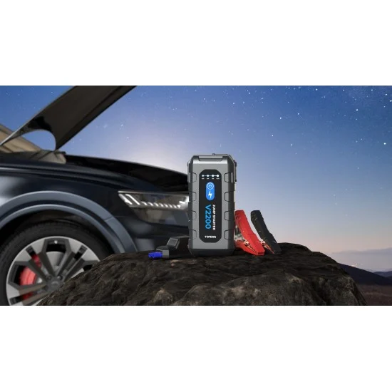 Професионална външна батерия, Jump Starter, TopDon V2200, 16 000 mAh, подходящ за двигатели до 8L