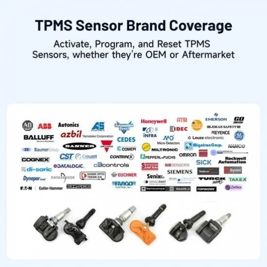 Уред за програмиране  на TPMS датчици Topdon TP48, диагностика, активиране и програмиране на всички OEM и над 20 марки TPMS датчици