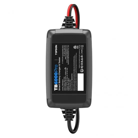 Зарядно и Тестер за акумулатор 2 в 1 Topdon TB6000Pro, Smart управление с телефон, 1-6A, 6-16V