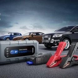 Професионална външна батерия 2 в 1, Jump Starter+Тестер на акумулатор, TopDon V2200 Plus, 16 000 mAh, подходящ за двигатели до 8L