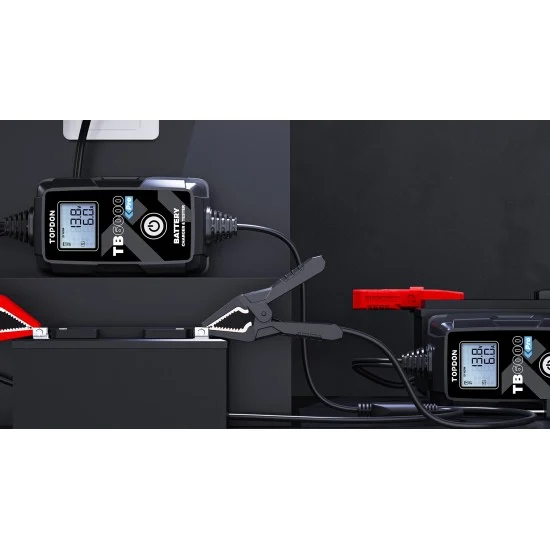 Зарядно и Тестер за акумулатор 2 в 1 Topdon TB6000Pro, Smart управление с телефон, 1-6A, 6-16V