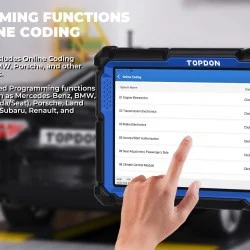 Професионална автодиагностика TOPDON Phoenix Smart, български език, J2534, DOIP, CanFD, с онлайн програмиране, кодиране и включени 2г. ъпдейти, 41 ресет функции, адаптери, FCA+подарък 2 часа обучение