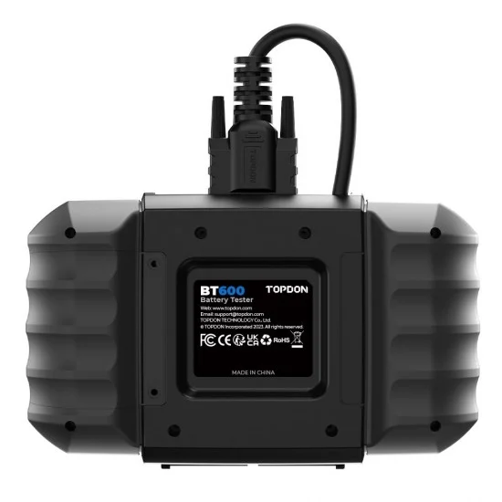 TOPDON BT600 12V – Професионален Тестер за Акумулатори с Вграден Принтер
