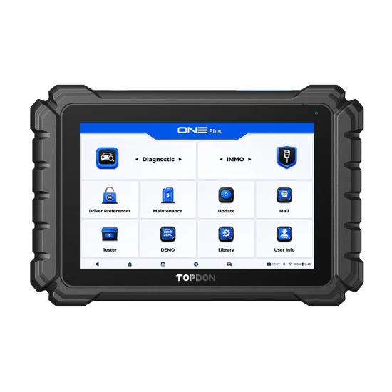 TOPDON ONE Plus – Професионална автодиагностика с AI, онлайн програмиране, ECU кодиране и 52+ сервизни функции, Can FD, DOIP, 2 часа Безплатно обучение