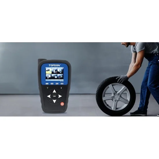 Уред за програмиране  на TPMS датчици Topdon TP48, диагностика, активиране и програмиране на всички OEM и над 20 марки TPMS датчици