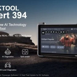 Професионална автодиагностика Thinktool Expert 394, AI изкуствен интелект, Can FD, DOIP, кодиране и включени 2г. ъпдейти за коли и електромобили, 41 ресет функции, FCA+подарък 2 часа обучение