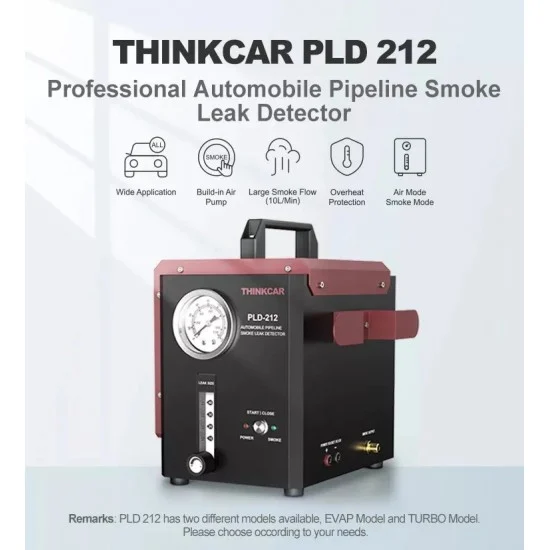 Професионален детектор за дим THINKCAR PLD212 Turbo