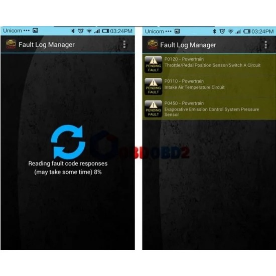Универсална авто диагностика за смартфон ELM327-Bluetooth, Interface V2.1