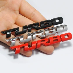 3D Стикер за кола TURBO - Водоустойчив