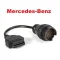 Кабел-преходник Mercedes 38 pin мъжки към 16 pin OBD2
