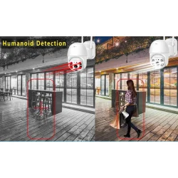 Комплект 3бр ВЪНШНА КАМЕРА С ДВЕ АНТЕНИ цветно нощно виждане Waterproof Wifi FULL HD 1080P