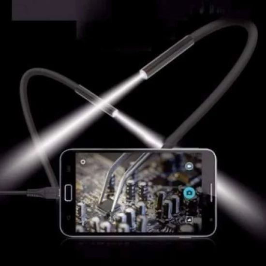 ВЪНШНА КАМЕРА(ЕНДОСКОП) ЗА ANDROID ИЛИ КОМПЮТЪР 5.5мм, 6 LED, 1 МЕТЪР USB