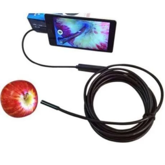 ВЪНШНА КАМЕРА(ЕНДОСКОП) ЗА ANDROID ИЛИ КОМПЮТЪР 5.5мм, 6 LED, 1 МЕТЪР USB