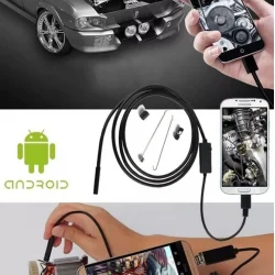 ВЪНШНА КАМЕРА(ЕНДОСКОП) ЗА ANDROID ИЛИ КОМПЮТЪР 5.5мм, 6 LED, 1 МЕТЪР USB