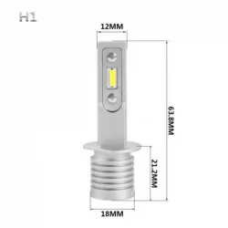 LED крушки H1 - 13W, 1500LM, 2 броя в комплект