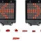 Интелигентна задна светлина за велосипед 64LED