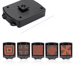 Интелигентна задна светлина за велосипед 64LED