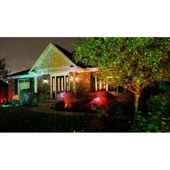 LED Коледен лазерен прожектор / LED Външен Диско ефект, цветен прожектор