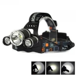 Челник с 3 LED диода и акумулаторни батерии