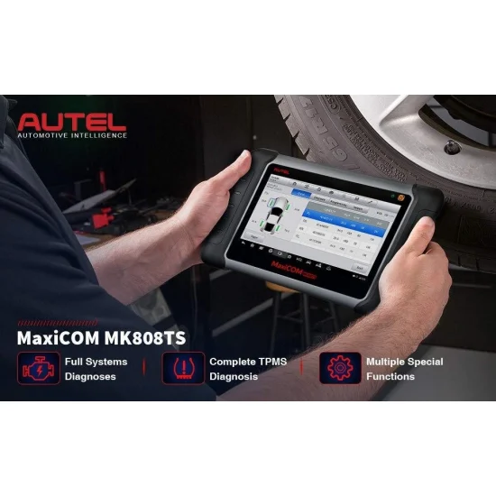 Autel MaxiCom MK808TS - Професионална авто диагностика с пълен пакет софтуер+подарък 2 часа обучение