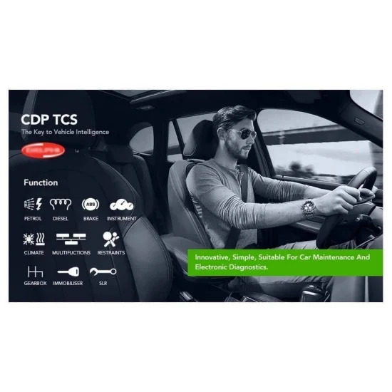 Диагностика CDP + PRO, Автоматична Интерфейс мултимедия, Български език, Bluetooth, Последна версия, Съвместима с автомобили и камиони