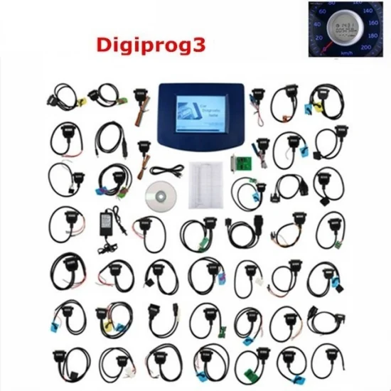 Digiprog 3 v4.94 диагностика за корекция на километрите - пълен комплект