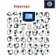 Digiprog 3 v4.94 диагностика за корекция на километрите - пълен комплект