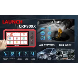 Професионална диагностика LAUNCH CRP909X + безплатни ъпдейти