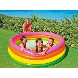 Детски надуваем басейн INTEX Sunset Glow 168 х 46 см. голям