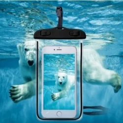 Водоустойчив Калъф за Подводни Снимки - Универсален за телефони до 6 инча