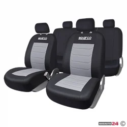 Тапицерия за кола Sparco - 9 части, сива