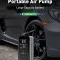 Акумулаторен компресор за гуми с Powerbank и накрайници с фенер и аварийна светлина