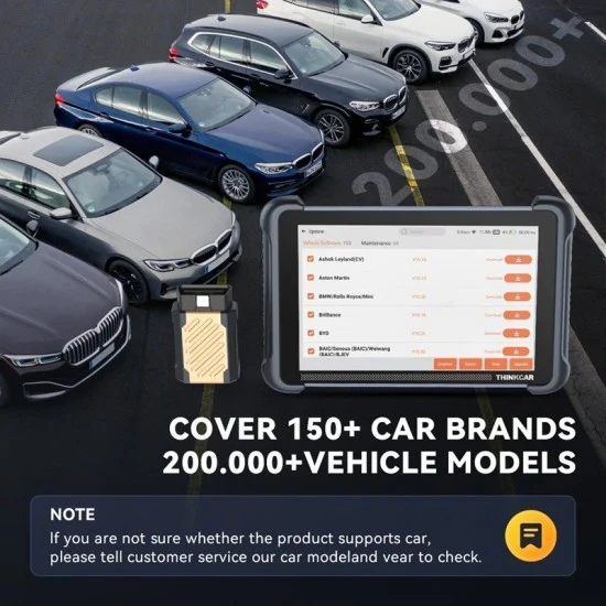 THINKCAR THINKSCAN 689BT – Автодиагностика на Български, 35 ресет функции, Доживотни ъпдейти, Can FD, DOIP