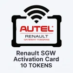 Пакет Autel SGW Security Gateway, за Renault и Dacia, карта за 10 влизания