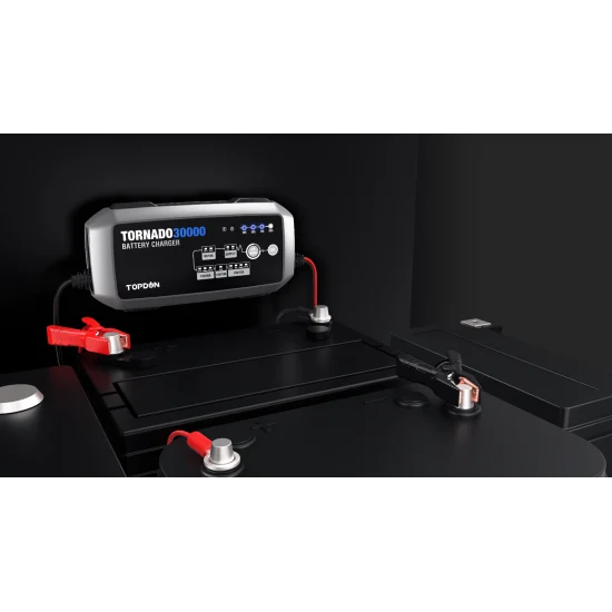 Професионално захранване  за програмиране 12/24V, Jump starter и Smart зарядно Topdon Tornado30000